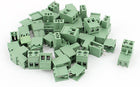 20 Sets AWG 12-24 300V 10A 5.08mm Pitch PCB Screw Terminal Block Connector Army Green