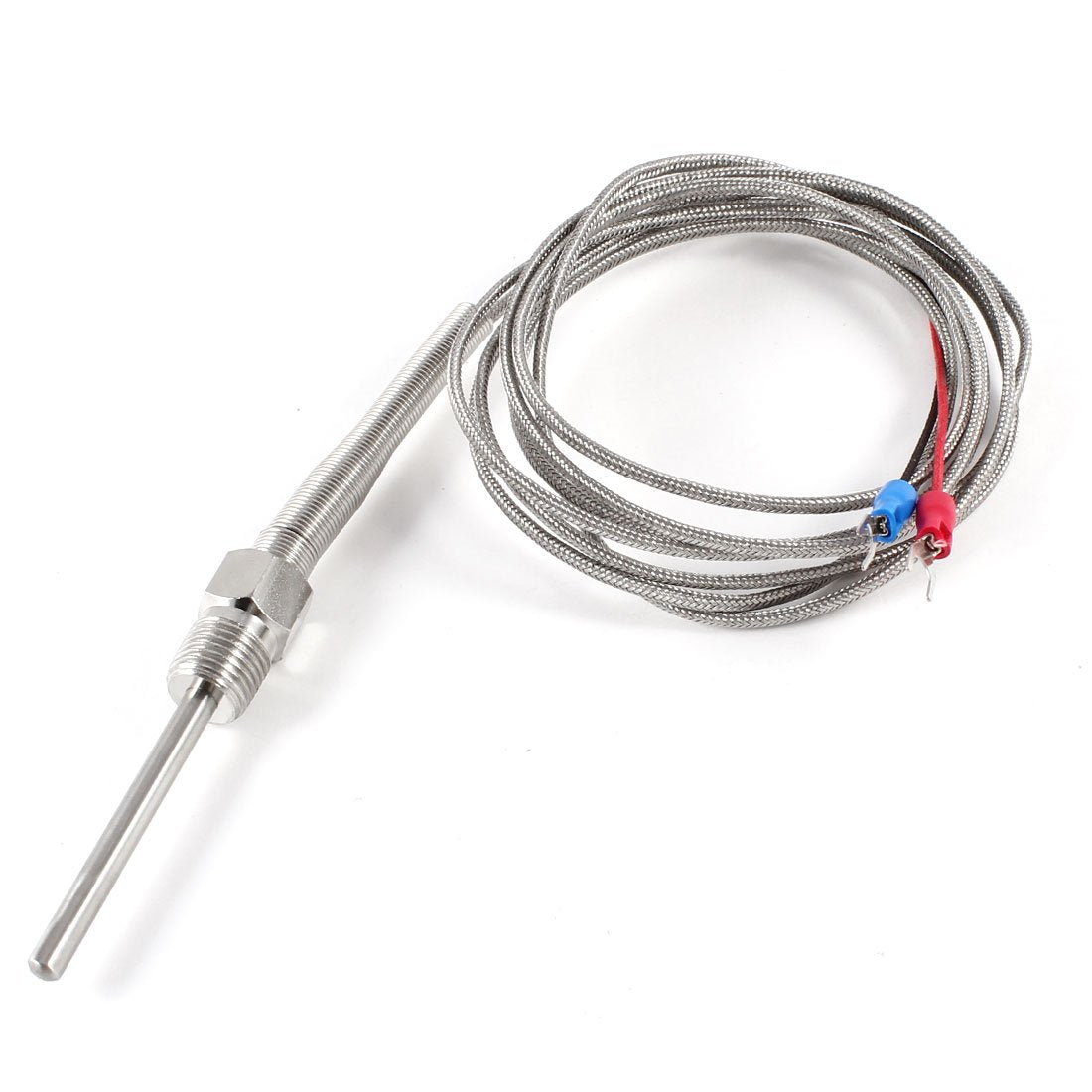 2M Wire Temprature Sensor Earth Thermocouple Probe K Type 50mm x 5mm