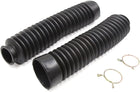 2pcs Black 20 Knots Shockproof Shock Absorbers Boot Dust Cover Universal for Motorcycle