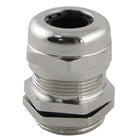 Stainless Steel 6.0-12.0mm M20 Cable Gland Connector with Locknut, 20mm 22 x 31mm, Silver Tone