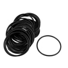30Pcs 39mm x 1.9mm Rubber O-Rings NBR Heat Resistant Sealing Ring Grommets Black