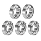 S6800ZZ Deep Groove Ball Bearings 10mm x 19mm x 5mm Double Shielded Stainless Steel 5pcs