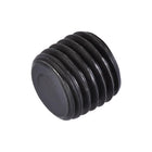 Carbon Steel Internal Hex Thread Socket Pipe Plug, M12x1.5 Male Thread Black Pipe Cap, for Garden Pipe Pneumatic Solenoid Valve, 5Pcs