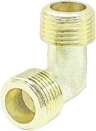Gold Tone 16.5mm Dia 90 Degree Male Elbow Connector for Air Compressor