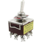 a12040900ux0538 ON/Off/ON 3 Position 3PDT Toggle Switch, AC, 250V, 15 Amp, 380V, 10 Amp