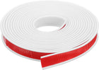 U-Shape Edge Banding, 16.4ft Self-Adhesive U Channel Edge Protector TPE Flexible Furniture Edge Protector Veneer Edging Trim for Cabinet Table Shelves (25mm, White)