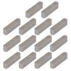 20mmx5mmx5mm 304 Stainless Steel Key Stock Keystock Round Ended 14pcs
