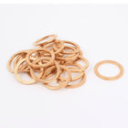 20mm x 26mm x 2mm Metric Shape Copper Flat Washer 20 Pcs