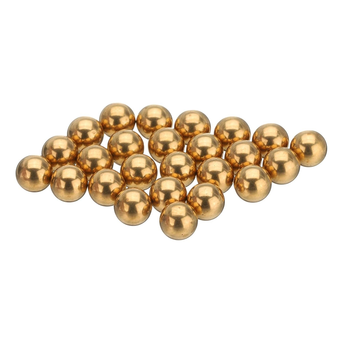 25 Pcs 6 mm Bearing Balls H62 Brass G100 Precision Balls for Industrial Spheres, Machinery, Automotive, and DIY