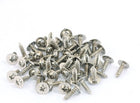 50pcs 8x2.3mm Stainless Steel Self Tapping Screw Round Phillips Head with Washer