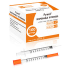 0.5ml 30Ga 1/2 cal. Zestawy jednorazowe do laboratorium, Indywidualnie zamknięte opakowanie 100 szt.