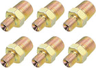 Reducing Pipe Fitting - Reducer Hex Nipple - 1/2 X 1/4 BSP Male Connector Zinc Finish Plating 14mm and 19mm Thread Length 6Pcs