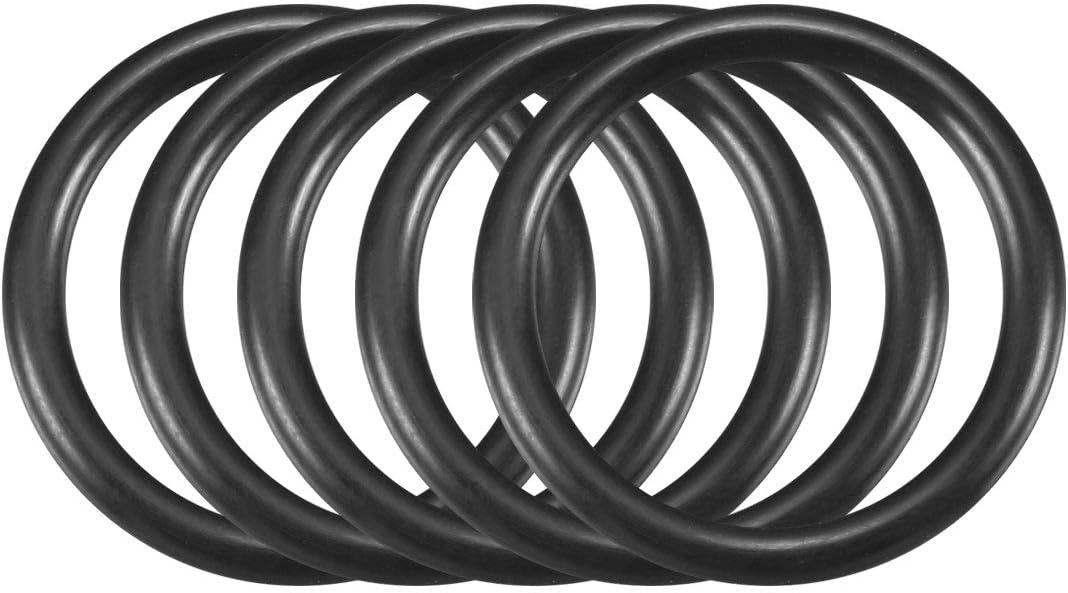 Nitrile Rubber O-Rings 22mm OD 17mm ID 2.5mm Width, Metric Sealing Gasket, Pack of 50