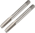 2pcs 3/8-16 UNC B2 Spiral Point Thread Tap, Screw Tap Threading Tapping Tool, High Speed Steel Machine Taps Tapping Bit