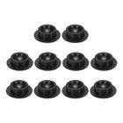 10pcs Hole Plug 1/2 Inch (13mm) Button Plugs Fit for 13mm Hole, Snap in Locking Hole Tube Plug Silicone Tube Waterproof Plug Tube Plug, Black