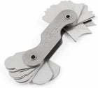 Radius Gauge Set 32 Plates R7-14.5mm Metric Radius Fillet Gauge, Portable Measuring Tool