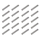 Compression Spring - 1.2mm Wire Dia, 8mm OD, 50mm Free Length Spring Steel Extension Spring,Black,20Pcs