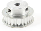 Silver Tone Aluminum Alloy XL 25 Teeth 8mm Pilot Bore Screwed Timing Pulley
