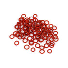 100Pcs 6mmx1mm Rubber O-Rings NBR Heat Resistant Sealing Ring Grommets Red