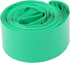 30mm Flat Width 12M Length PVC Heat Shrink Tube Tubing Green for 1 x 18650 Battery