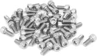 M6 x 14mm Thread 304 Stainless Steel Hex Socket Head Cap Screw Bolt DIN912 50pcs