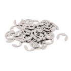 8mm Inner Dia Stainless Steel Retaining E-Clip Snap Ring Circlip 44pcs