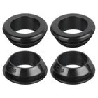 10Pcs Rubber Grommets 22mm Mount Dia, for 18mm ID Rubber Hole Plugs Rubber Wiring Grommets for Firewall Cable Wire Protecting, Black