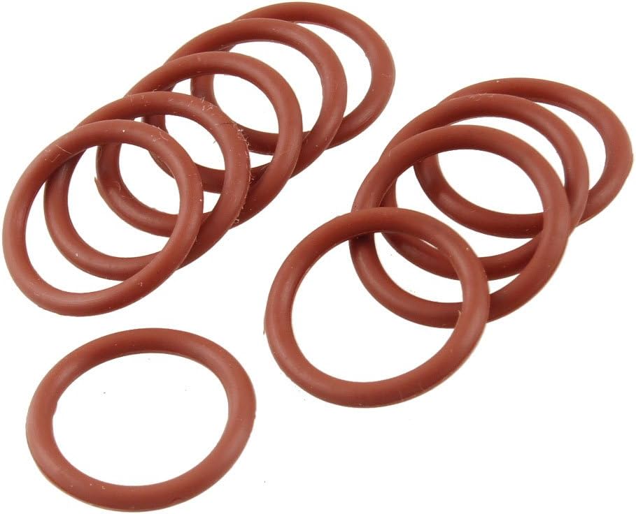 10 Pcs Silicone O Ring Seal Sealing Gasket 16mm x 21mm x 2.5mm