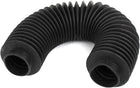 Machinery Rubber Flexible Bellows Ball Screw Cover 3cm Inner Dia Shock Absorber Cover Protector Black