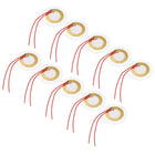 10 Pcs Disc Piezo 35mm Transduser Pick Up Akustik Microphone Element Trigger Drum Gitar