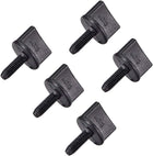 M4 x 12mm Thumb Screw Bolt Hand Driven Spade Nylon Plastic Screws Metric Thread for RC Model Aircraft 5 Pcs