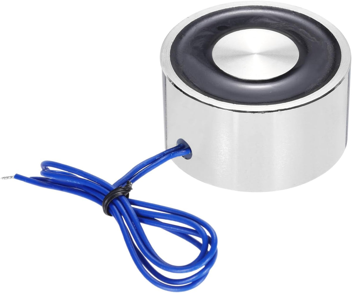 DC12V 70KG Lift Holding Electromagnet Sucking Disc Electric Lifting Magnet Solenoid