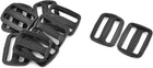 LinkMejor Plastic Adjustable Backpack Belt Glide Connect Buckle 38mm Strap Width 10pcs