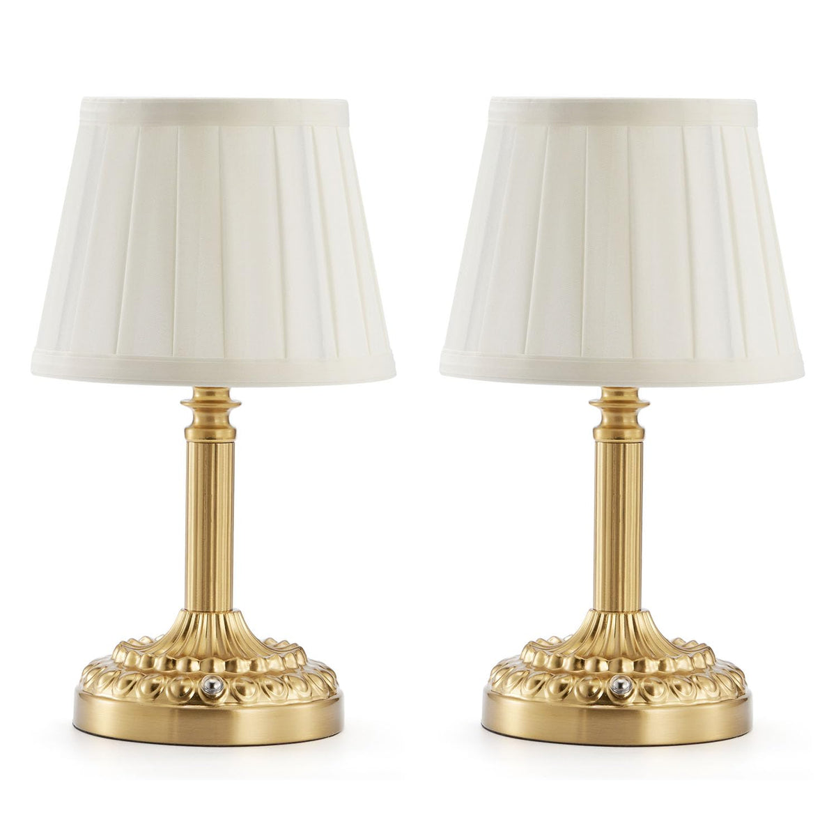 LinkMejor 2 Pack Rechargeable Cordless Table Lamps for Restaurant Dining