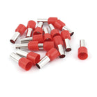 Wire Crimp Terminal Pre Insulated Ferrule E16-12 6AWG with 15 Piece, 16 mm, Red