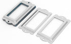 Szafka na etykiety 85mm x 42mm Ramy Silver Tone 10SZT