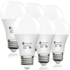 LinkMejor 6 Pack LED Light Bulbs,60 Watt Equivalent Daylight 5000K,A19