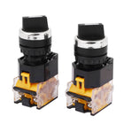 a16031500ux1771 LA38-203 AC 400V 10A 2 Position ON/Off Rotary Selector Switch Orange 2 Pcs (Pack of 2)