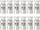 LinkMejor Plastic Cord Locks Stoppers End Spring Stop Single Hole Toggle Fastener Stoppers for Drawstrings