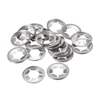 M14 ing Washer 13.5mm I.D. 28mm O.D. Internal Tooth Washers Push-On Locking Speed Clip 304 Stainless Steel 20pcs