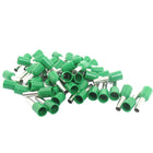 E2508 14AWG Plastic Insulated Wire End Terminals with Connector 50 Piece Green