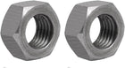 2pcs M24 Thread 3mm Pitch Metric Carbon Steel Left Hand Hex Nut