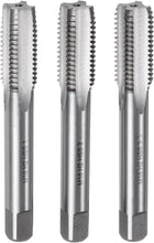 3pcs Metric Hand Tap Set, M16 x 2 Taper/Plug/Bottom Thread Screw Taps, High Speed Steel Hand Threading Tapping Tool Kit