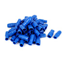 PVC Wire Cord Terminal End Sleeve Protecting Cover with 100 Piece, 90 mm, Blue