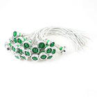 30 Pcs 10 mm Hole White Cable Green Indicator Pilot Light Lamp DC 12V