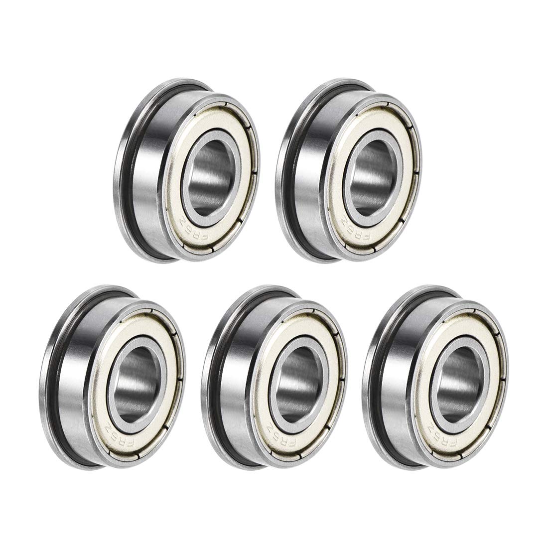 FR6ZZ Flanged Ball Bearing 3/8"x7/8"x9/32" Double Shielded Chrome Steel Bearings 5pcs