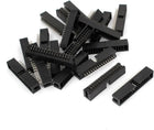 20Pcs IDC Box Header DC3-30P 30 Way 2.54mm JTAG Socket Connector Black