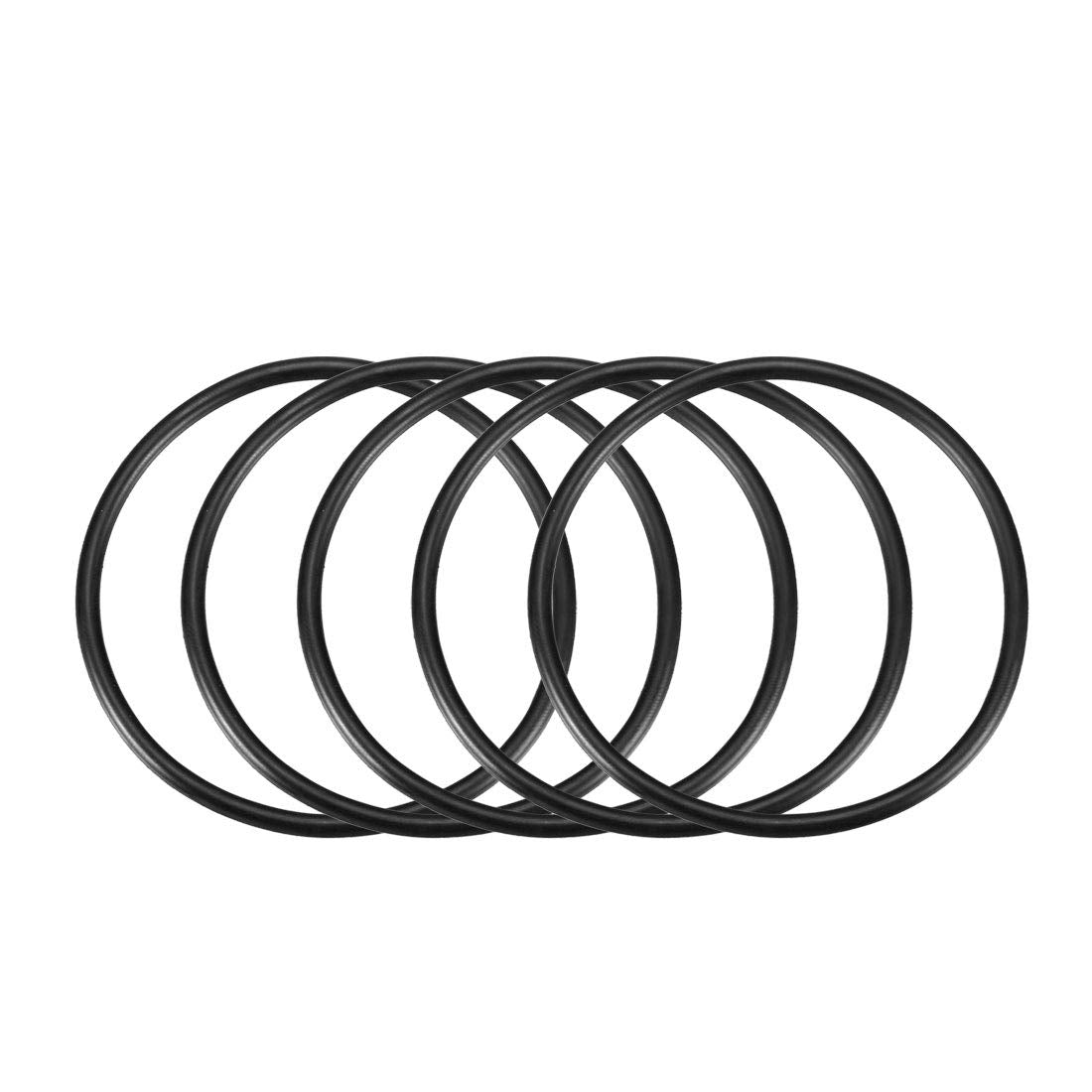 Nitrile Rubber O-Rings 72mm OD 65mm ID 3.5mm Width, Metric Sealing Gasket, Pack of 5