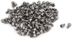 3mm Head Dia M1.6x3mm Stainless Steel Hex Key Socket Cap Screws 100pcs