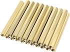 20pcs Brass Straight PCB Pillar Female Thread Hex Standoff Spacer M3x5x60mm